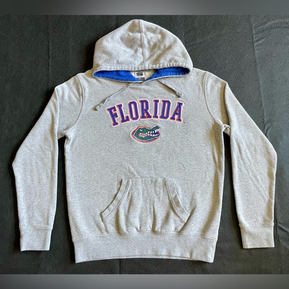 Stadium Athletics Florida Gators Men’s Gray Hoodie Sweater Embroidered Size M